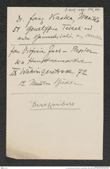 k.k. naturhistorisches Hofmuseum, Intendanzakten 1885-1896 (Hauer), Aktenzahl Z.540/1892, Seite 1